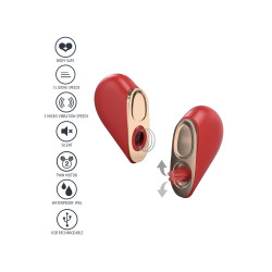 Xocoon Stimulateur de clitoris HeartBreaker Rouge